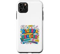 Carcasa para iPhone 11 Pro MAX Álgebra Educador Matemáticas Inspiración Diseño Colorido