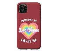 Carcasa para iPhone 11 Pro MAX Alguien en Las Vegas me ama City Heart