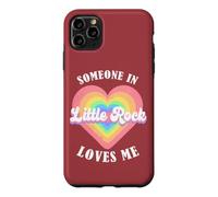 Carcasa para iPhone 11 Pro MAX Alguien en Little Rock Me ama City Heart