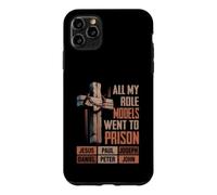 Carcasa para iPhone 11 Pro MAX All My Role Models Went Pr Son Jesús Biblia Verso Religioso