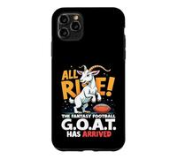 Carcasa para iPhone 11 Pro MAX All Rise The Fantasy Football Goat Has Arrived Men Women
