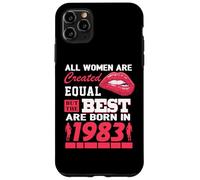 Carcasa para iPhone 11 Pro MAX All Women Are Born In 1983 43 Years Old Funny 43rd Birthday