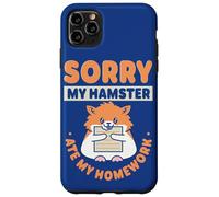 Carcasa para iPhone 11 Pro MAX Alumno: Lo Siento, mi hámster se comió mis Deberes, Cita de Regreso a la Escuela