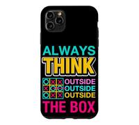 Carcasa para iPhone 11 Pro MAX Always Think Outside The Box Illustration Graphic Designs