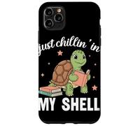 Carcasa para iPhone 11 Pro MAX Amante de los Libros Just Chillin In My Shell Turtle