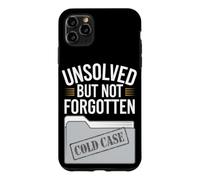 Carcasa para iPhone 11 Pro MAX Amante del Crimen Verdadero y Amante del Misterio sin Resolver