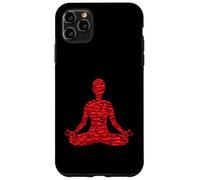 Carcasa para iPhone 11 Pro MAX Amante del Yoga, Forma de corazón, ama el Yoga, día de San Valentín, mediación