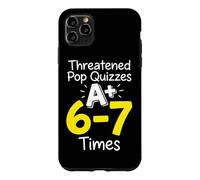 Carcasa para iPhone 11 Pro MAX Amenazado Pop Quizzes A Plus 6 7 Veces Profesor de matemáticas