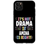 Carcasa para iPhone 11 Pro MAX Amina Personalized Women's Gift Custom Amina