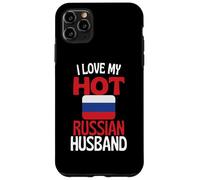 Carcasa para iPhone 11 Pro MAX Amo a mi Marido Ruso Caliente Relación Divertida con Rusia
