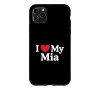 Carcasa para iPhone 11 Pro MAX Amo mi corazón MIA Love MIA