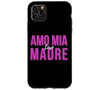 Carcasa para iPhone 11 Pro MAX Amo MIA Madre I Love My Italian Mom Regalo Festa Della Mamma