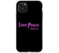 Carcasa para iPhone 11 Pro MAX Amor Paz Salmo Salvación Escritura Versículo bíblico Pacífico