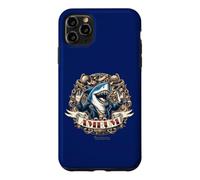 Carcasa para iPhone 11 Pro MAX Amrum Fan Design Heavy Metal Tiburón Letras