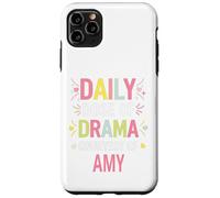 Carcasa para iPhone 11 Pro MAX Amy Personalized Name Funny Cute Custom Amy Name