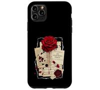 Carcasa para iPhone 11 Pro MAX An Enduring Trace Dark Academia Gothic Bleeding Rose Vintage