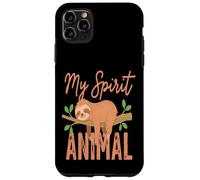 Carcasa para iPhone 11 Pro MAX Animal Perezoso de My Spirit, Divertido y Lindo