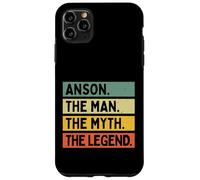Carcasa para iPhone 11 Pro MAX Anson The Man The Myth The Legend - Cita Personalizada Divertida