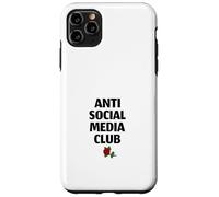 Carcasa para iPhone 11 Pro MAX Anti Social Media Club (Declaración Divertida de desintoxicación Digital)