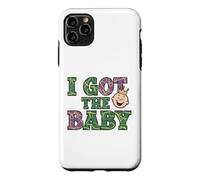 Carcasa para iPhone 11 Pro MAX Anuncio de Embarazo I Got The Baby Revelar Mardi Gras