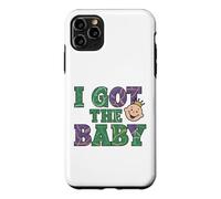 Carcasa para iPhone 11 Pro MAX Anuncio de Embarazo I Got The Baby Revelar Mardi Gras