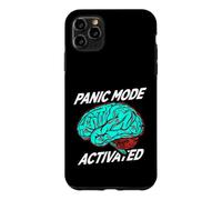 Carcasa para iPhone 11 Pro MAX Anxiety Humor Panic Mode Activated Brain
