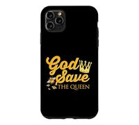 Carcasa para iPhone 11 Pro MAX Apicultura Humor Dios Salve a la Reina Divertido Apicultor