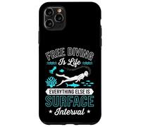 Carcasa para iPhone 11 Pro MAX Apnea es Vida Todo lo demás es intervalo Superficial