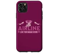 Carcasa para iPhone 11 Pro MAX Aprende a ser como una aerolínea Deja tu Equipaje atrás