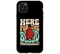 Carcasa para iPhone 11 Pro MAX Aquí para el técnico de Laboratorio de flebotomía en Sangre Hematología