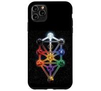 Carcasa para iPhone 11 Pro MAX Árbol de la Cábala Sephiroth Queen Escala Geometría Sagrada Hermética
