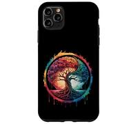 Carcasa para iPhone 11 Pro MAX Árbol de la Vida Naturaleza Colorida Yin Yang Zen Yoga Meditación