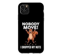 Carcasa para iPhone 11 Pro MAX Ardilla Divertida, Nadie se Mueve, se me cayeron Las Tuercas