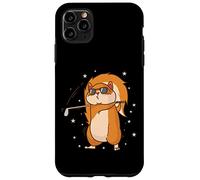 Carcasa para iPhone 11 Pro MAX Ardilla Jugando Golf Tree Roedor