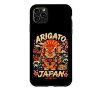 Carcasa para iPhone 11 Pro MAX Arigato Japón Shisa Lion Viaje Souvenir Cultura Japonesa