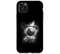 Carcasa para iPhone 11 Pro MAX Aro de Baloncesto flameante Fiery and Slam Dunk
