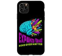 Carcasa para iPhone 11 Pro MAX Arte de Hongos cristalinos Coloridos del Cerebro anatómico Surrealista