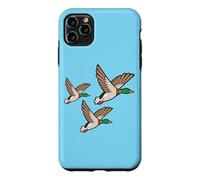 Carcasa para iPhone 11 Pro MAX Arte de Pared Retro Kitsch de Tres Patos voladores con 3 Patos voladores