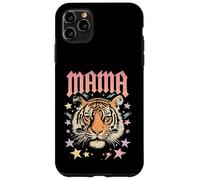 Carcasa para iPhone 11 Pro MAX Arte gráfico de Mama Tiger Face Rebel Mom Wild Animal