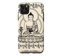 Carcasa para iPhone 11 Pro MAX Arte Vintage de Buda Serene para Meditación y Mindfulness