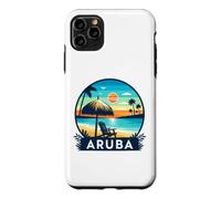 Carcasa para iPhone 11 Pro MAX Aruba Eagle Beach Tropical Sunset Viajes Diseño