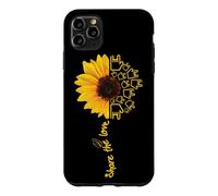 Carcasa para iPhone 11 Pro MAX ASL American Sign Language Sunflower Share The Love