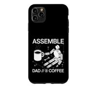 Carcasa para iPhone 11 Pro MAX Assemble Dad Coffee Funny DIY Assembly Schematic