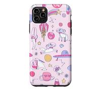 Carcasa para iPhone 11 Pro MAX Astronauta Narval Mapache Unicornio UFO Ciencia ficción Nave Espacial Galaxia