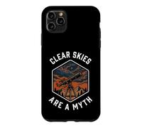 Carcasa para iPhone 11 Pro MAX Astrophotography Clear Skies Are A Myth Astronomy Telescope