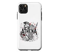 Carcasa para iPhone 11 Pro MAX Atenea Diosa Guerrera Griega Antigua Búho Esparta