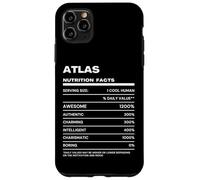Carcasa para iPhone 11 Pro MAX Atlas Datos de Nutrición Nombre Gracioso