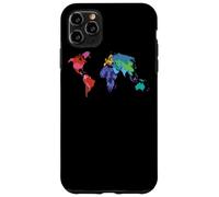 Carcasa para iPhone 11 Pro MAX Atlas de Bandera del país del Mapa del Mundo