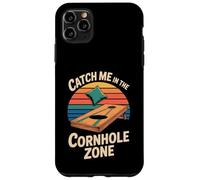 Carcasa para iPhone 11 Pro MAX Atrápame en la Zona de Cornhole Bean Bag Fun