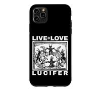 Carcasa para iPhone 11 Pro MAX Ave a Satanás Live Love Lucifer con Dancing Demons Original